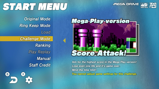 Sega Ages: Sonic the Hedgehog Screenshot