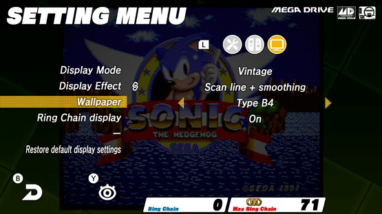 Sega Ages: Sonic the Hedgehog Screenshot