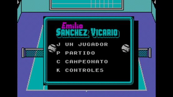 Emilio Sanchez Vicario Grand Slam Screenshot