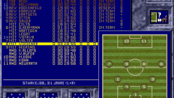 Bundesliga Manager Professional Screenshot