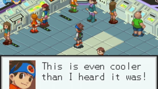 Mega Man Battle Network 3 White Screenshot