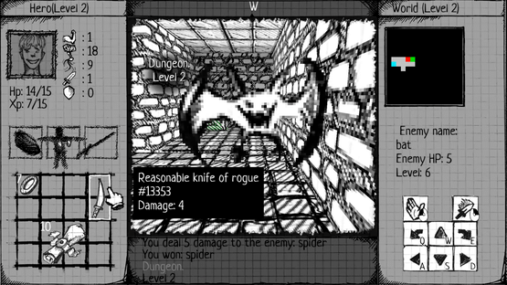 Drawngeon: Dungeons of Ink and Paper Screenshot