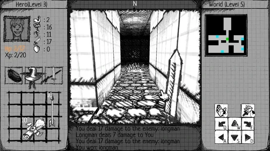 Drawngeon: Dungeons of Ink and Paper screenshot 3