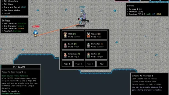Adventure Land: The Code MMORPG screenshot 8