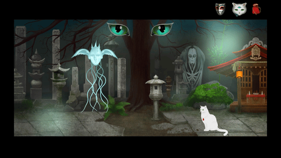 Cat and Ghostly Road Screenshot