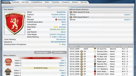 Football Manager Live Screenshot