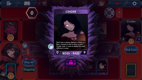 RWBY Deckbuilding Game Screenshot