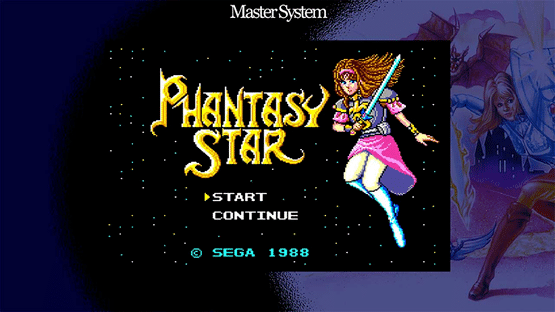 Sega Ages Phantasy Star Screenshot