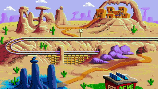 Desert Demolition Starring Road Runner and Wile E. Coyote Screenshot