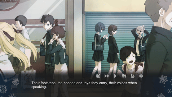 Winter's Empty Mask - Visual novel Screenshot