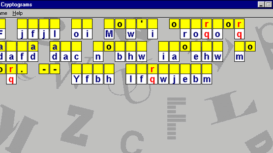 Cryptograms Screenshot