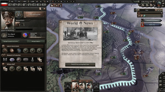 Hearts of Iron IV: Waking the Tiger Screenshot