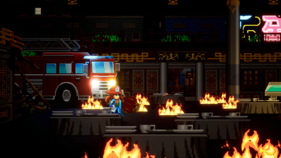 Firegirl: Hack 'n Splash Rescue Screenshot