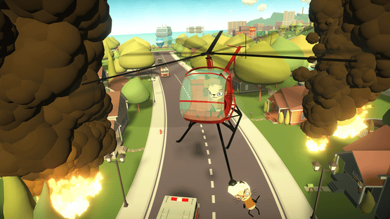 Cats Fly Helicopters Screenshot