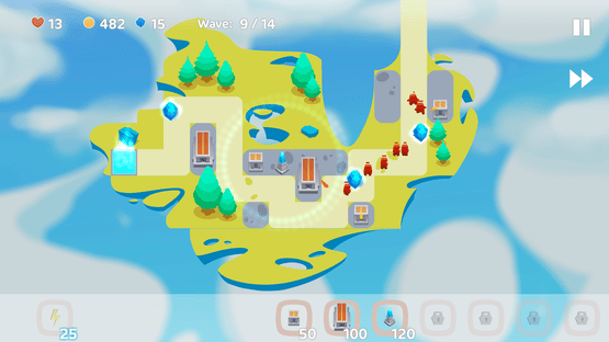 Sky TD: Tower Defense Strategy Game Screenshot