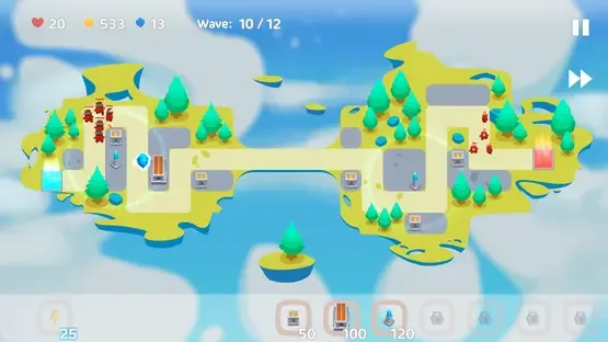 Sky TD: Tower Defense Strategy Game screenshot 2