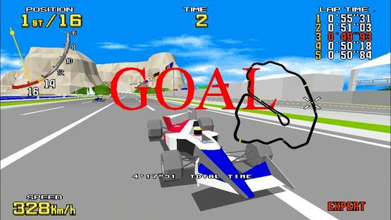 Sega Ages Virtua Racing Screenshot