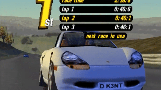 Porsche Challenge Screenshot