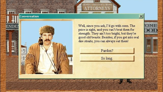 Oregon Trail II Screenshot