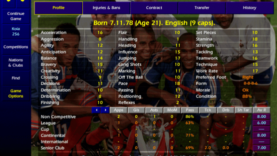 Championship Manager: Season 00/01 Screenshot