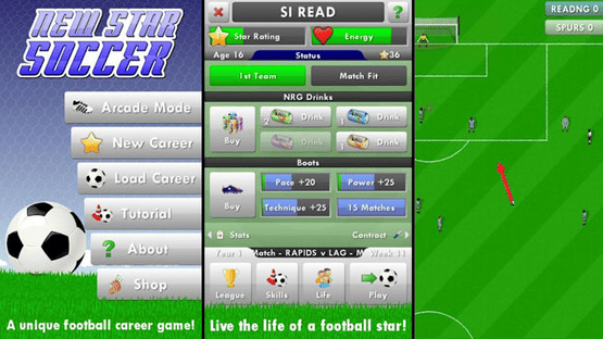 New Star Soccer Screenshot