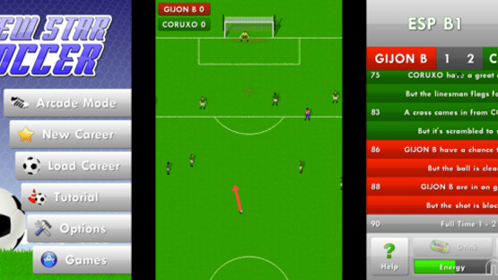 New Star Soccer Screenshot