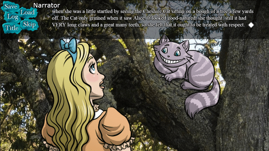 BRG's Alice in Wonderland Visual Novel Screenshot