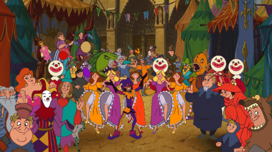 Disney's The Hunchback of Notre Dame: Topsy Turvy Games Screenshot