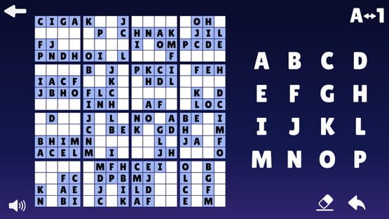 Sudoku 9x16x25 screenshot 3