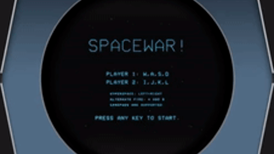 Spacewar! Screenshot