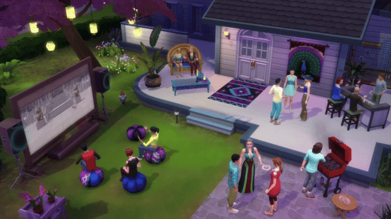 The Sims 4: Movie Hangout Stuff Screenshot