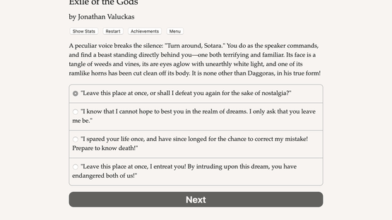 Exile of the Gods Screenshot