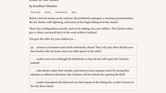 Exile of the Gods Screenshot