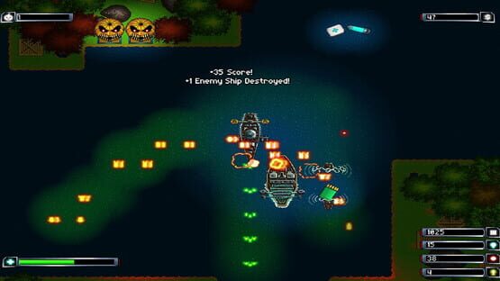Warships On The Halloween Night screenshot 2