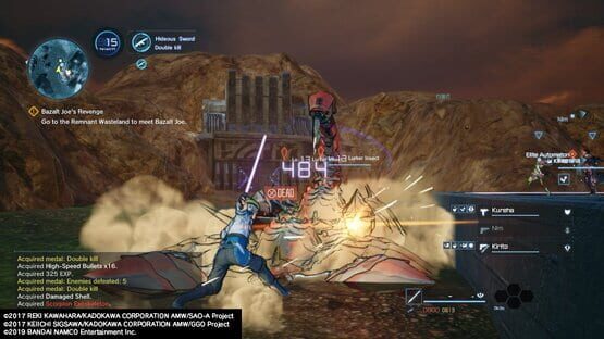 Képernyőkép erről: Sword Art Online: Fatal Bullet - Complete Edition