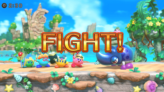 Super Kirby Clash Screenshot