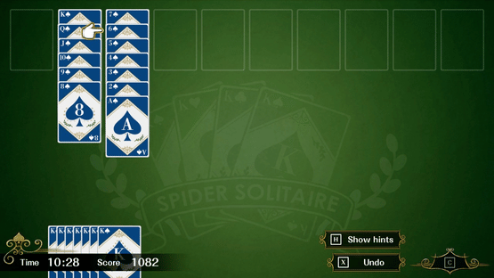 Spider Solitaire F Screenshot