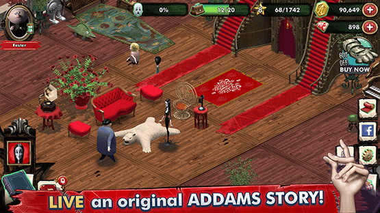 The Addams Family: Mystery Mansion Screenshot