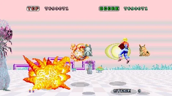 Sega Ages: Space Harrier gameplay screenshot 2