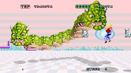 Sega Ages: Space Harrier gameplay screenshot 1