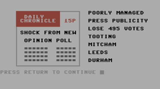 The Election Game Screenshot