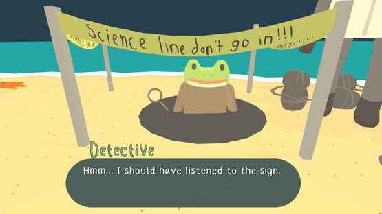 Képernyőkép erről: The Haunted Island, a Frog Detective Game
