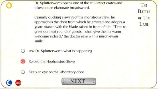 Victoriana - Steampunk Text Adventure screenshot 1