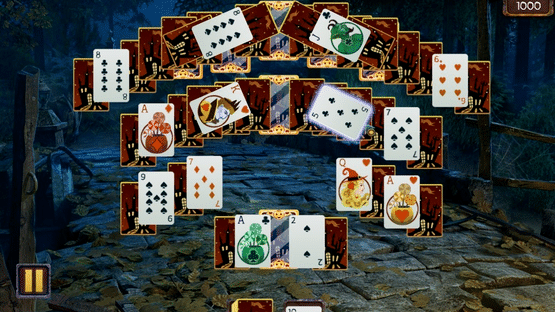 Solitaire Game Halloween Screenshot