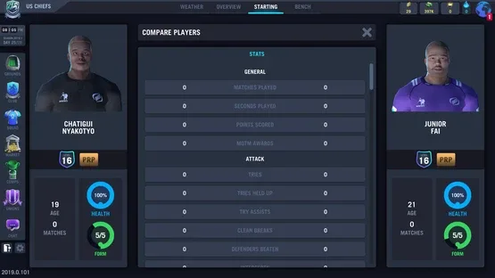 Blackout Rugby Manager screenshot 3