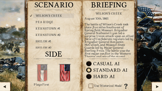 Great Battles of the American Civil War Screenshot