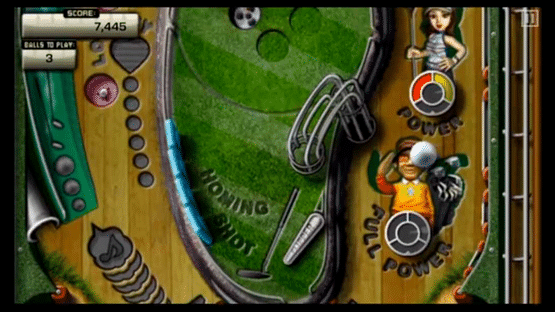 Pinball Heroes: Hot Shots Golf Screenshot