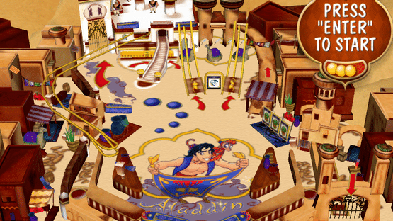 Aladdin Pinball Screenshot