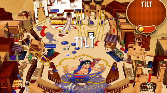 Aladdin Pinball Screenshot