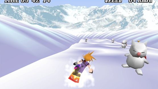 Final Fantasy VII Snowboarding Screenshot